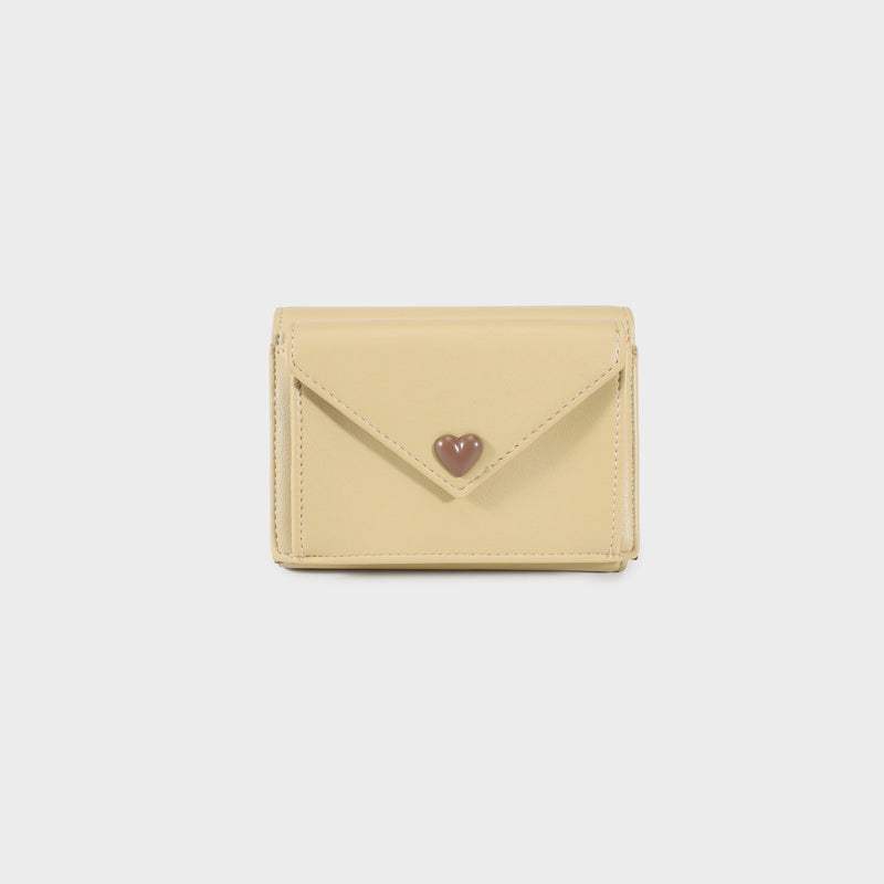 Label Rose Portafoglio MELROSE WALLET - NUT CREAM