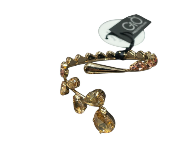 Gio Preziosi Bracciale con Pietre Ambrate ed Oro