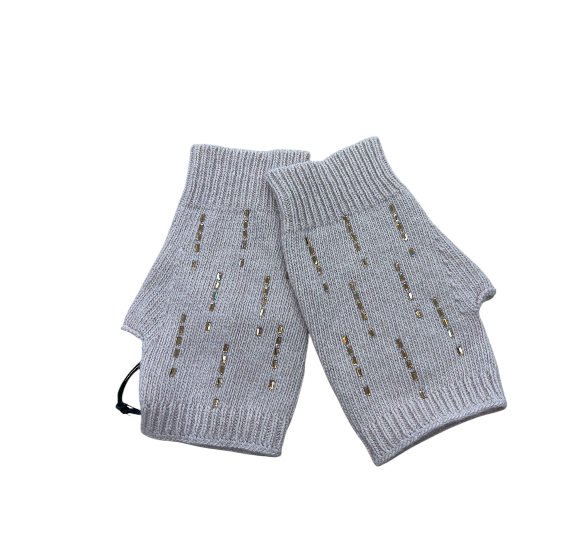 Alessandra C. Guanti senza dita rosa