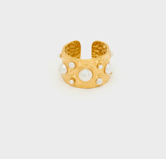 NALI ANELLO LAVORATO CON PERLE ORO EMAN0434