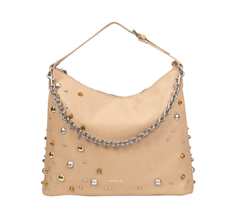 Gio Cellini Borsa a Spalla Beige HH095
