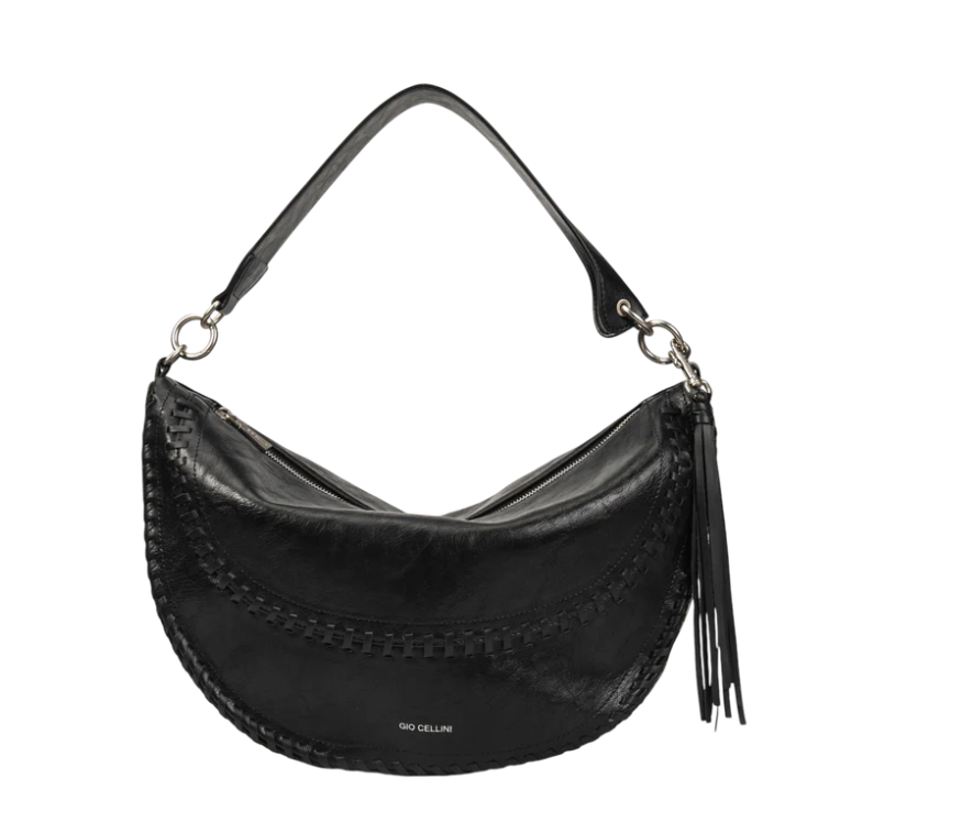 Gio Cellini Borsa A Spalla/Tracolla Nera GG097