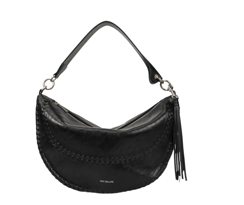 Gio Cellini Borsa A Spalla/Tracolla Nera GG097