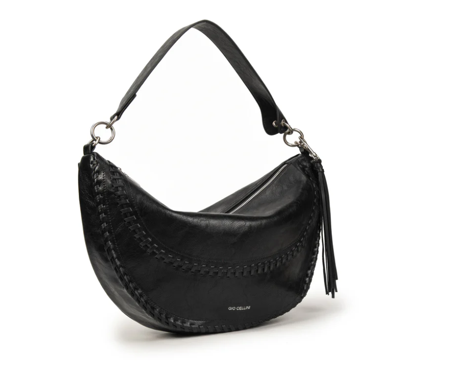 Gio Cellini Borsa A Spalla/Tracolla Nera GG097