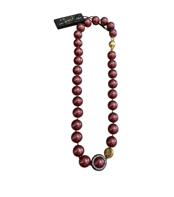 Sodini Bijoux Girocollo grandi BOULE ROSA