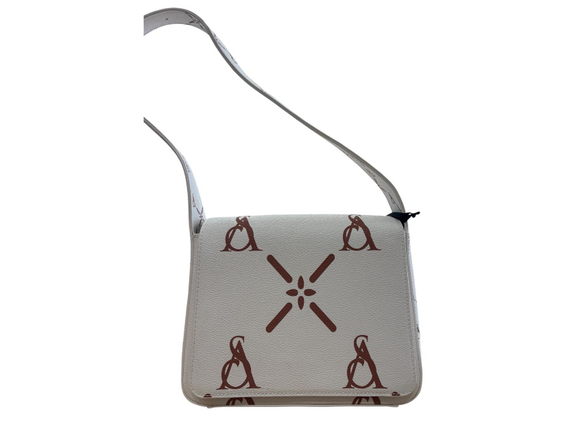 Atelier Du Sac Borsa a spalla bianca logata 19243