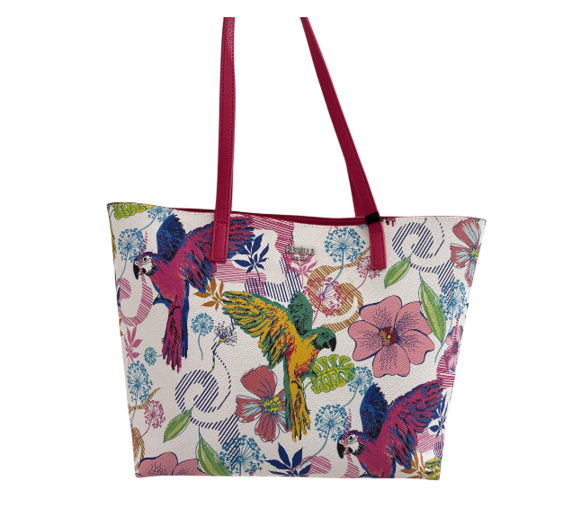 Pashbag Borsa a Spalla Floreale Fucsia 19637