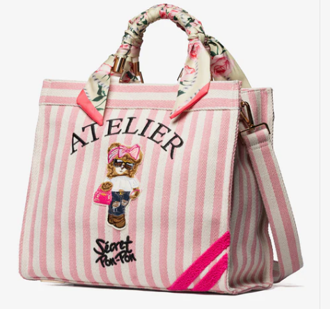 Secret Pon Pon borsa a mano/tracolla saint tropez Bag M Rosa