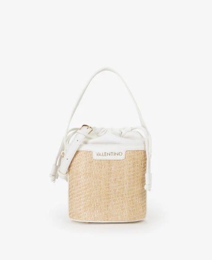 Mario Valentino Borsa a Mano/Tracolla Natur/Bianco Demetra VBS9R934