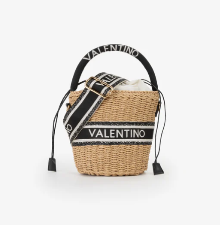 Mario Valentino Borsa a Mano/Tracolla Natural/Nero Boho VBGA0L36