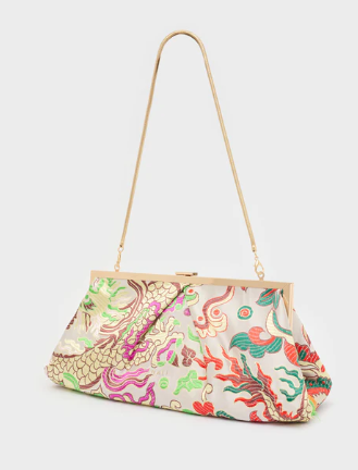 NALI POCHETTE IBIZA STAMPA FLOREALE BIANCA GMPC0049