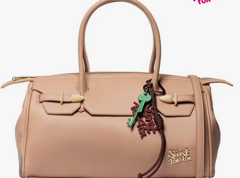 Secret Pon Pon Borsa a Mano/Tracolla Rosa Alexandra M