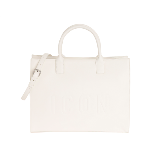 Icon Borsa a Mano/Tracolla Bianca Barbara ICBS17A01