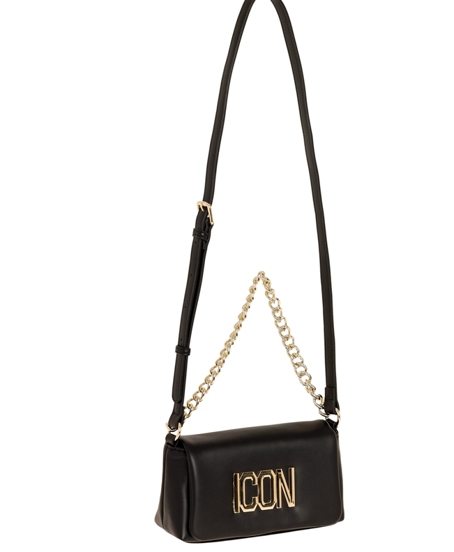 Icon Borsa a Tracolla Nera Grace ICBS13A02