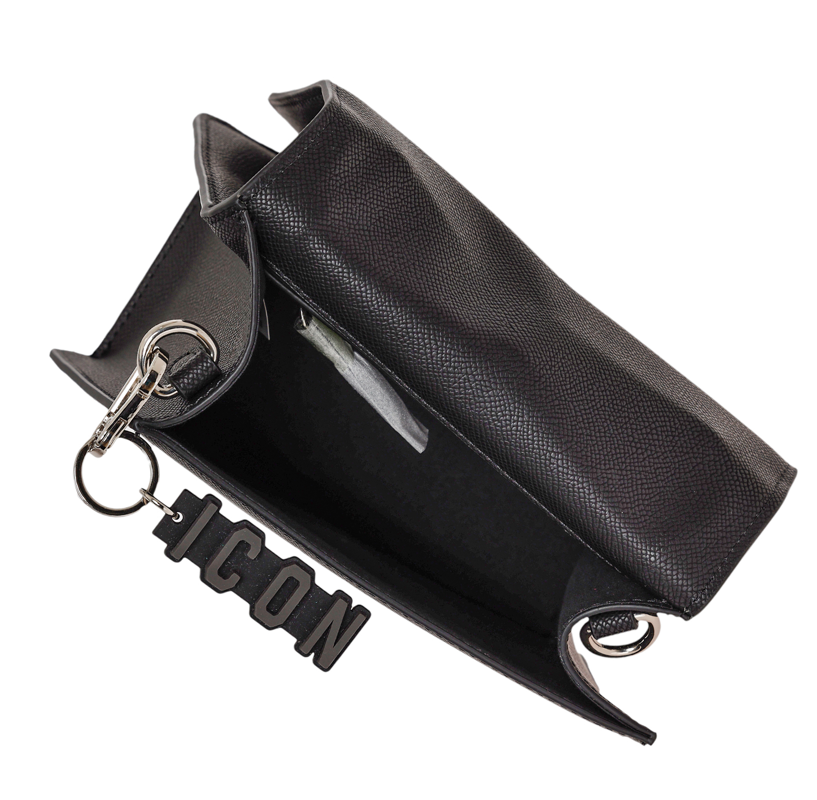 ICON BORSA A MANO/TRACOLLA NERA KYLIE ICBS05A02
