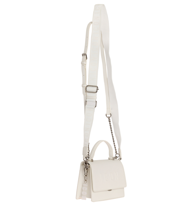 ICON BORSA A MANO/TRACOLLA BIANCA KYLIE ICBS05A02