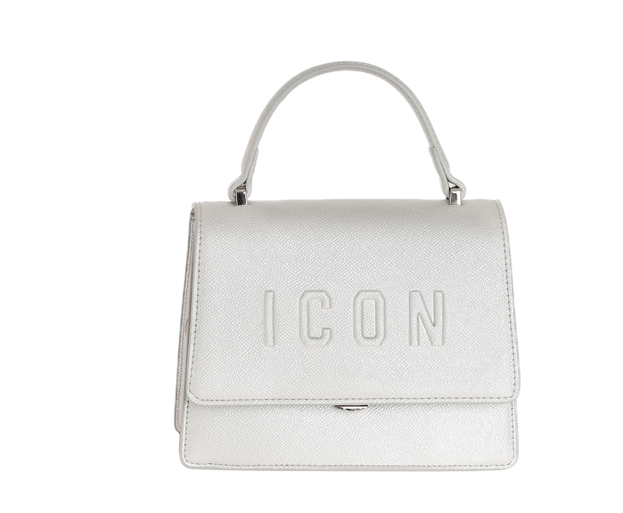 ICON BORSA A MANO/TRACOLLA ARGENTO KYLIE ICBS05A02