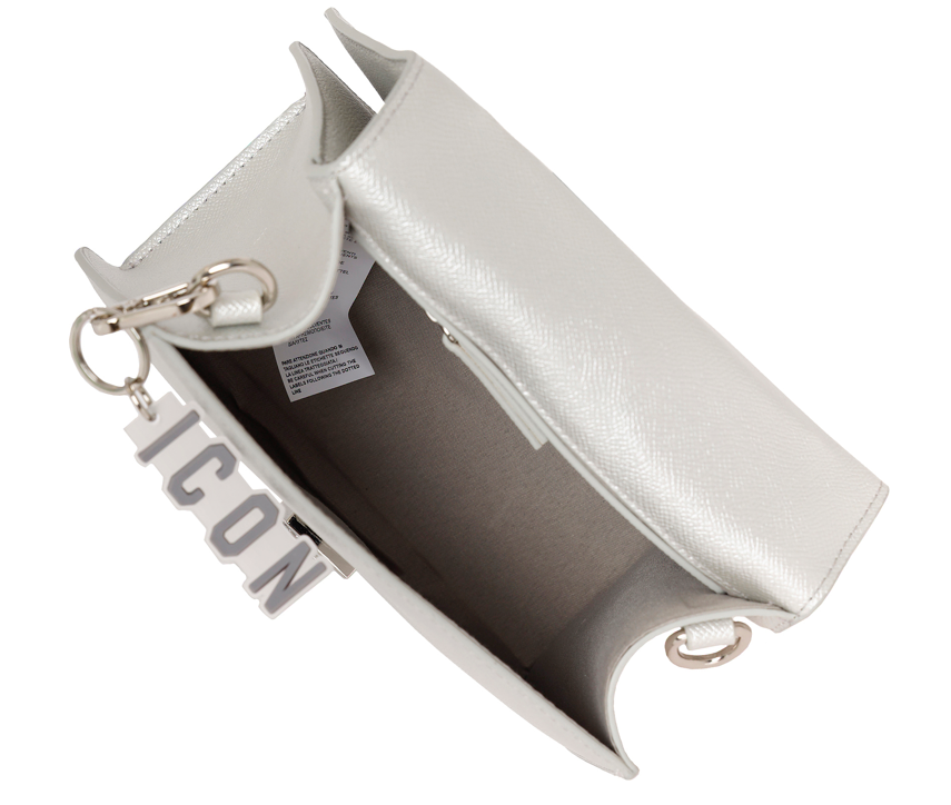 ICON BORSA A MANO/TRACOLLA ARGENTO KYLIE ICBS05A02