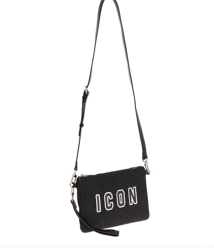 Icon Borsa a Mano/Tracolla Nera Taylor ICBE02A528