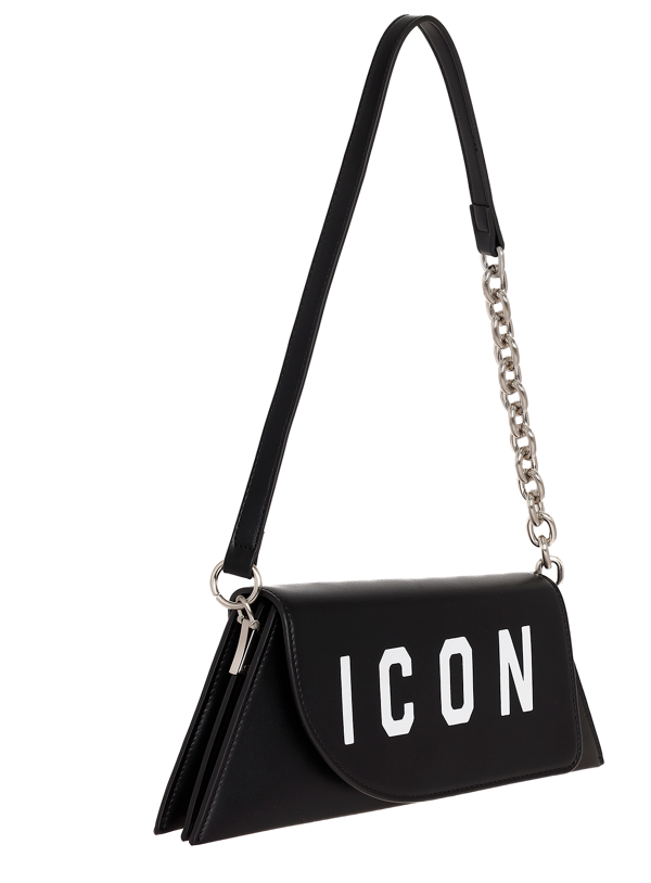 Icon Borsa a Mano/Tracolla Nera Yara ICBS06A01