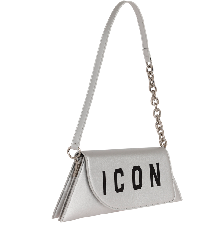Icon Borsa a Mano/Tracolla Argento Yara Metal ICBS06A01M