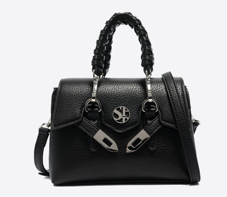 Secret Pon Pon Borsa a mano/Tracolla Quiny Xsmall Black