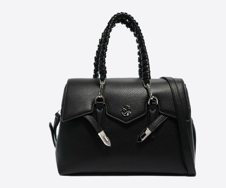Secret Pon Pon Borsa a mano/Tracolla Quiny Medium Black