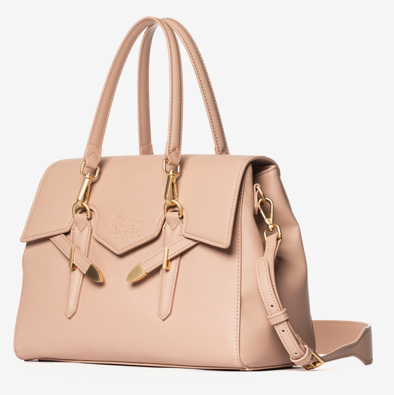 Secret Pon Pon Borsa a mano/Tracolla Yalis Grain Medium Nude