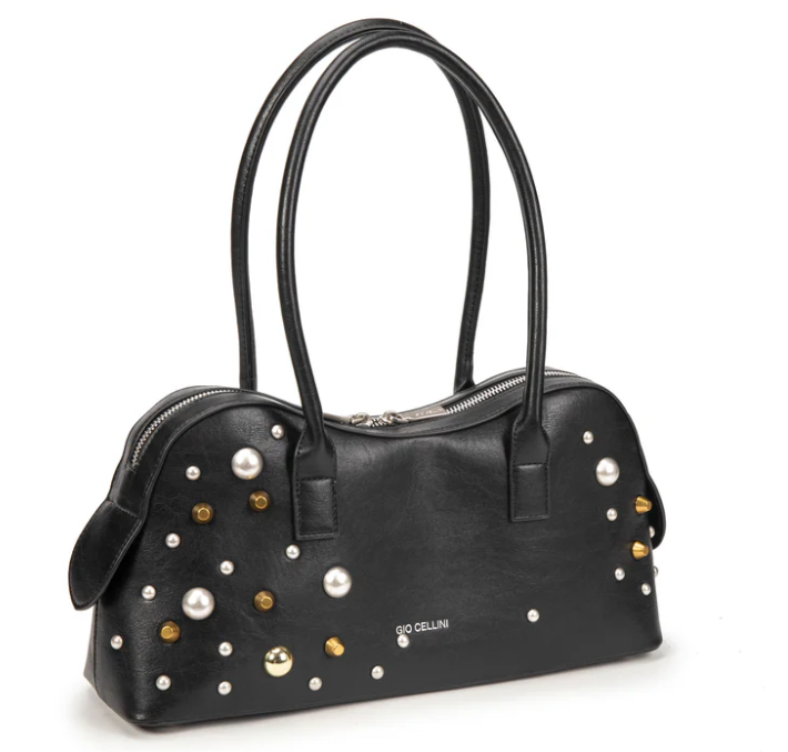 Gio Cellini Borsa a Spalla/Tracolla Nera HH096