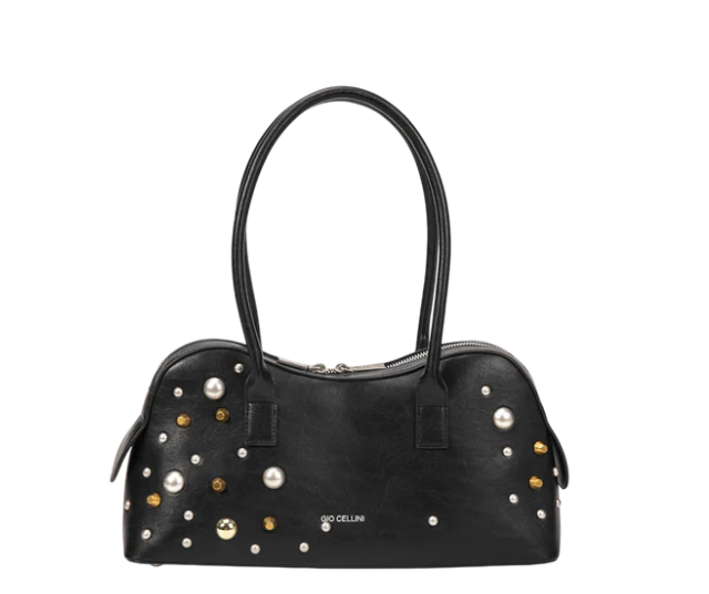 Gio Cellini Borsa a Spalla/Tracolla Nera HH096