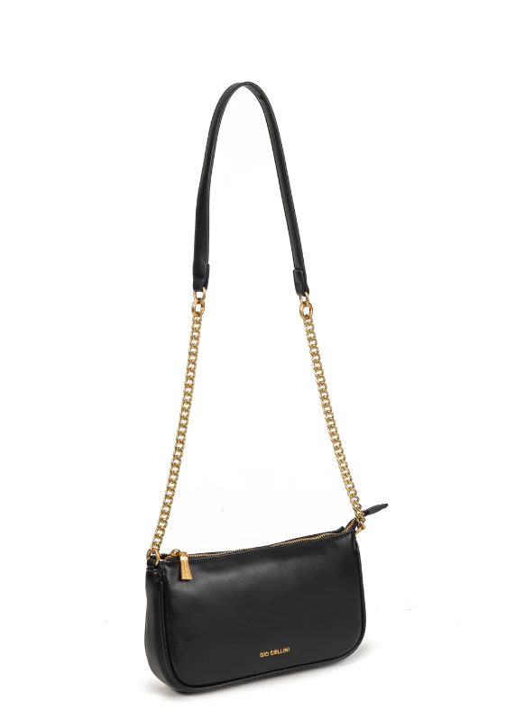 Gio Cellini Borsa a Spalla/Tracolla Nera MM113