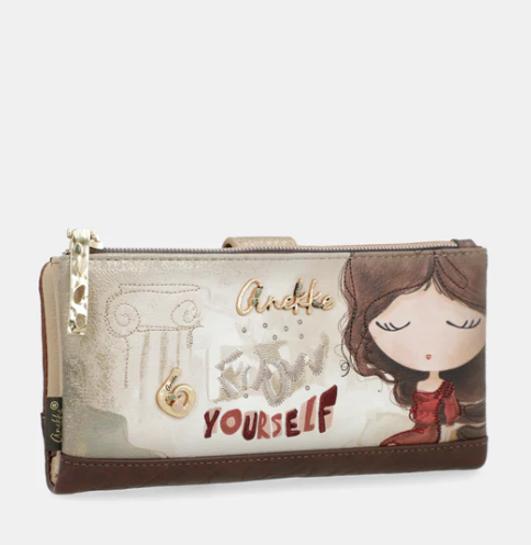 Anekke Portamonete grande flessibile RFID Muse 42709906