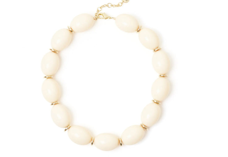 Sodini Bijoux Collana corta a olivine Vieste - Avorio
