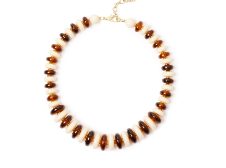 Sodini Bijoux Girocollo a bonbon Vieste - Avorio e ambra 852290
