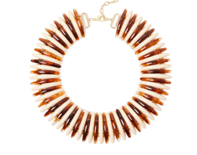 Sodini Bijoux Collana ad archetti Vieste - Avorio e ambra