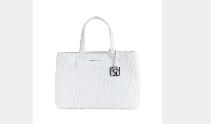 Armani Exchange Borsa A Mano Bianca SS26D