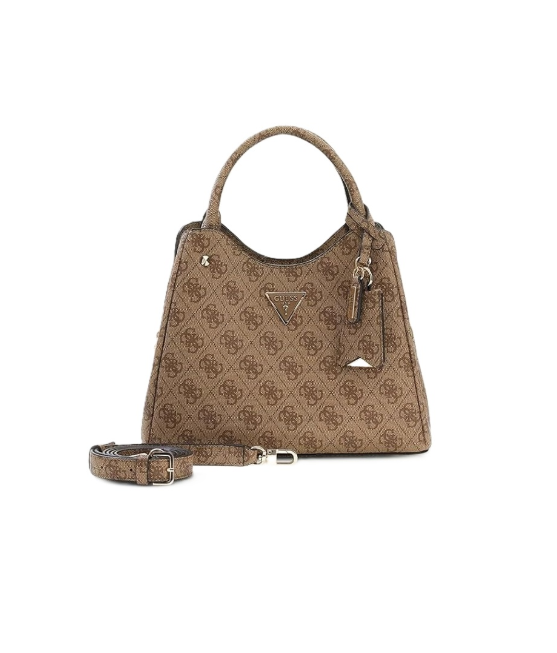 Guess Borsa a Mano/Tracolla Meridian II Latte Logo SG697405