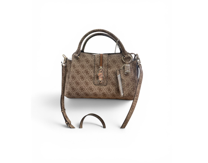 Guess Borsa a Mano/Tracolla Yvonne Logo Latte Logo SG237806