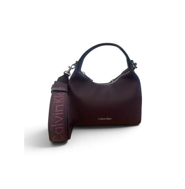 Calvin Klein Borsa A Mano/Tracolla Webbing Strap Small Bag Fudge LV04F3892G BAP