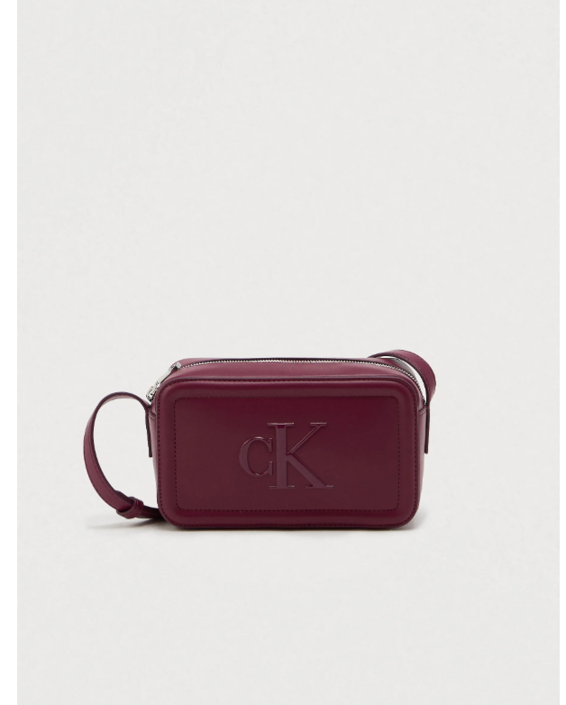 Calvin Klein Borsa A Tracolla Bold CK Camera Bag Fudge LV04F3220G BAP