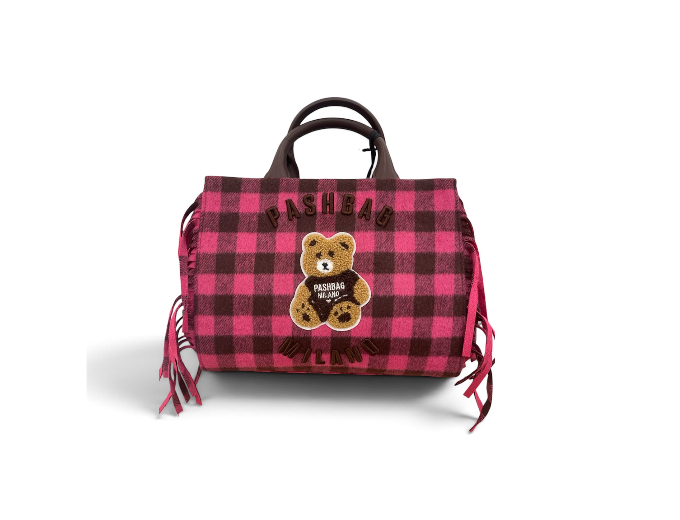 Pashbag Borsa a Mano/Tracolla 20152 Marge Shepherd Yard Fuxia