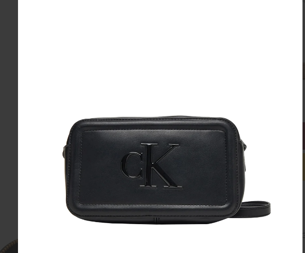 Calvin Klein Borsa A Tracolla Bold CK Camera Bag Black LV04F3220G UBI
