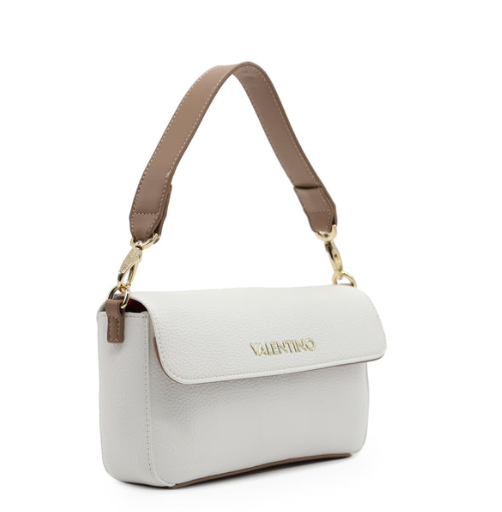 Mario Valentino Alexia Borsa VBS5A804 Baguette Bianco/Cuoio