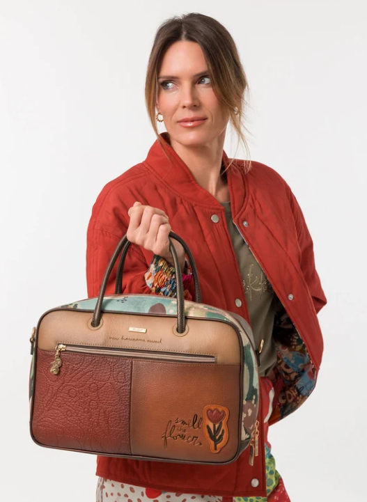 Borsa Quadrata Con Manico Corto Tulip Anekke 43701-431