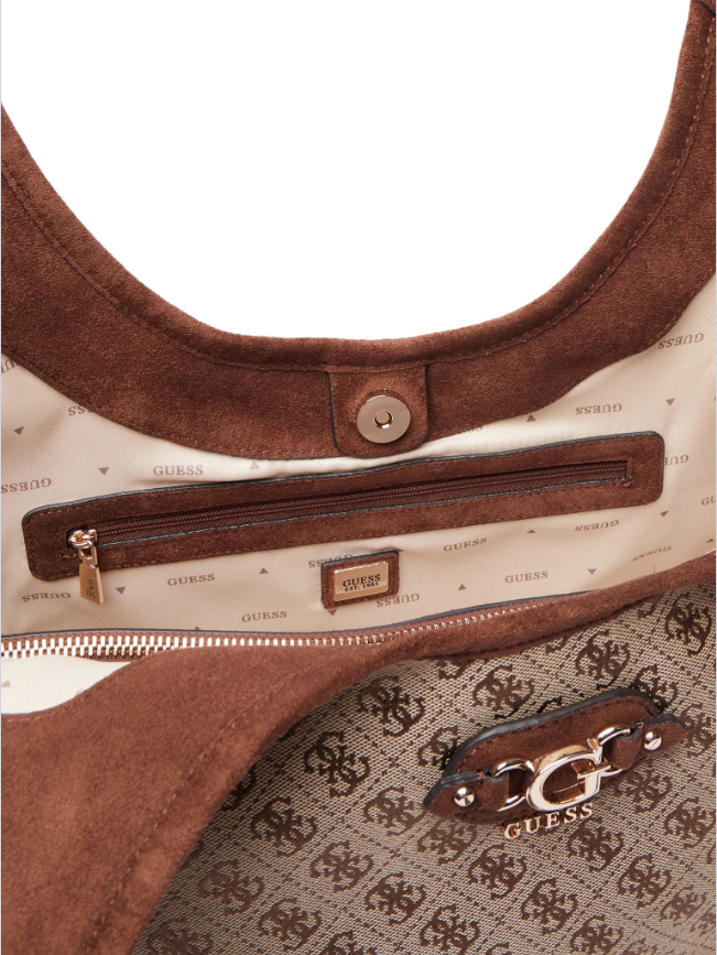 Guess Borsa a Mano Samantha Latte Logo / Brown JC231323