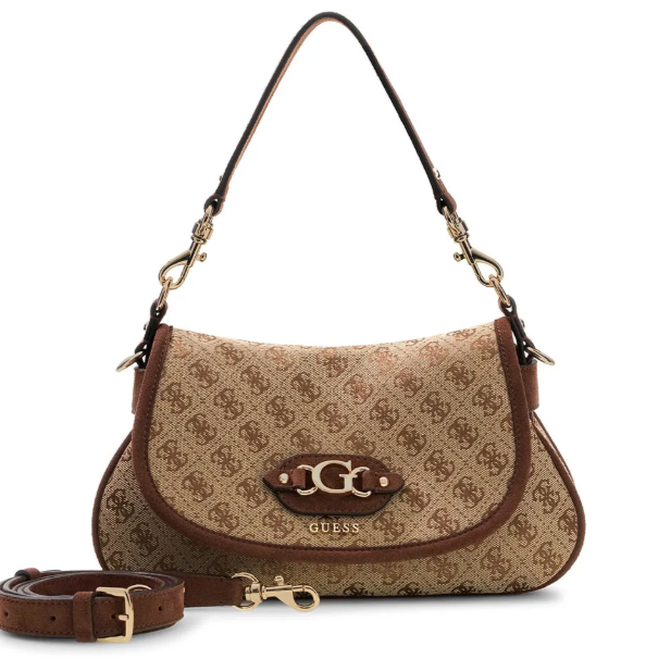 Guess Borsa a Mano Samantha Guess Latte Logo/Brown JG231319