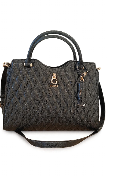Guess Borsa a Mano Trapuntata Nera TAMARA GG232305