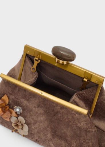 Nalì Pochette Malaga a Mano Con Fiori SNPC0025