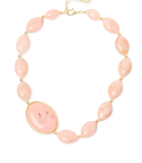 Sodino Collana corta grandi ciottoli Harper - Rosa 853042X
