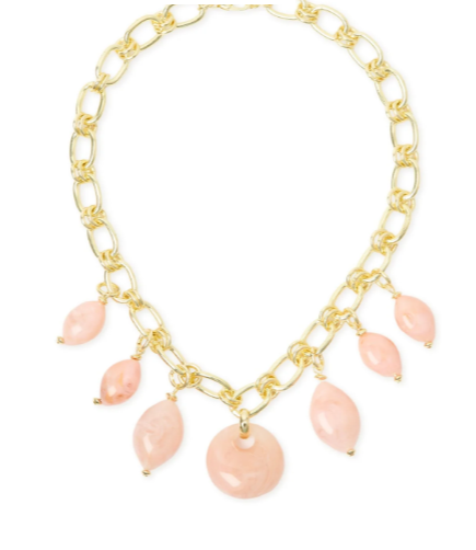Sodini Collana corta grandi maglie e pendenti Harper - Rosa 853044X